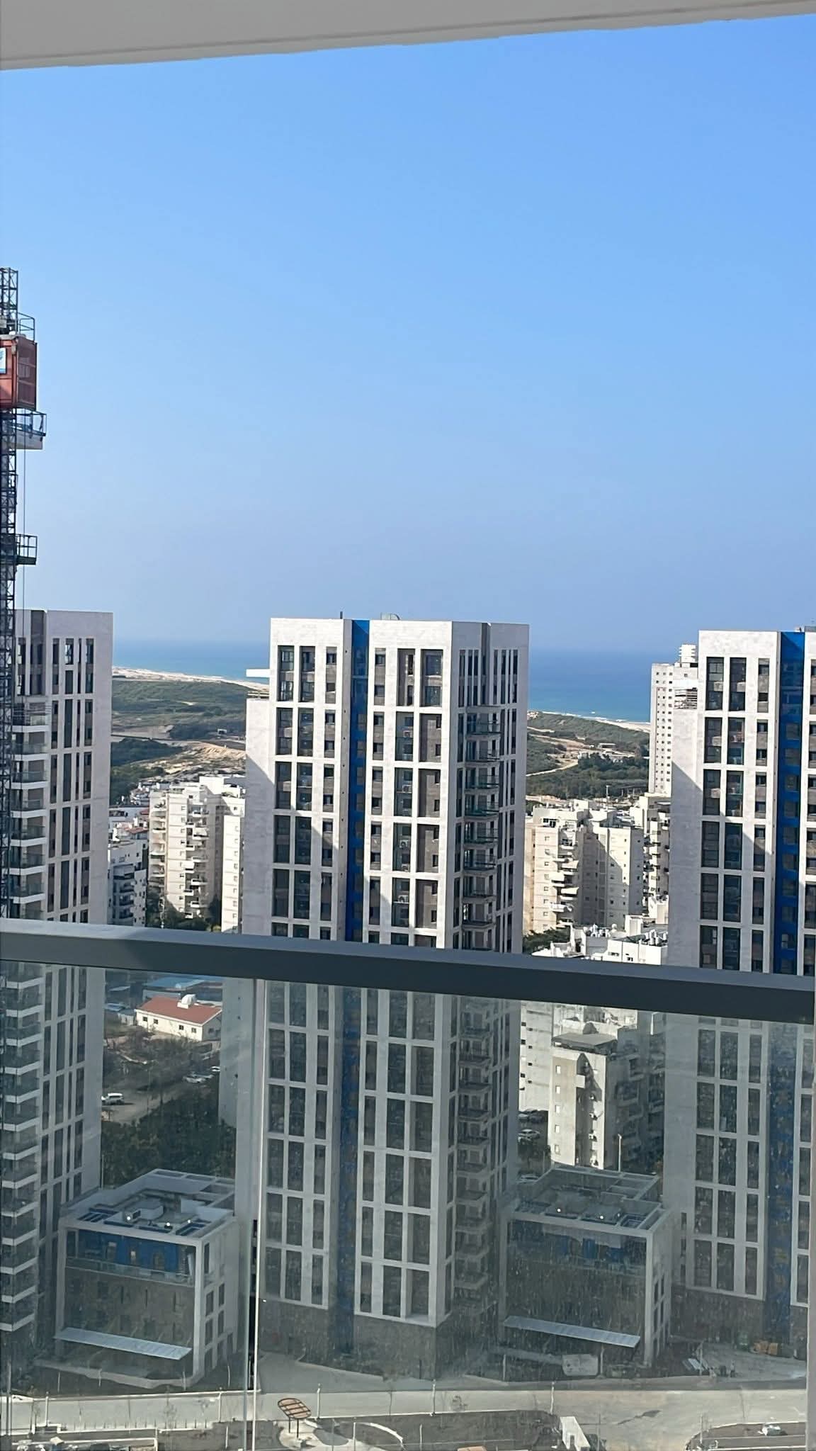 הנוף מהדירה לדוגמה